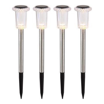 Globo - SET 4x Lampada LED solare LED/0,06W/1,2V IP44