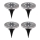 Globo - SET 4x Lampada LED solare LED/0,1W/3V IP44 300 mAh