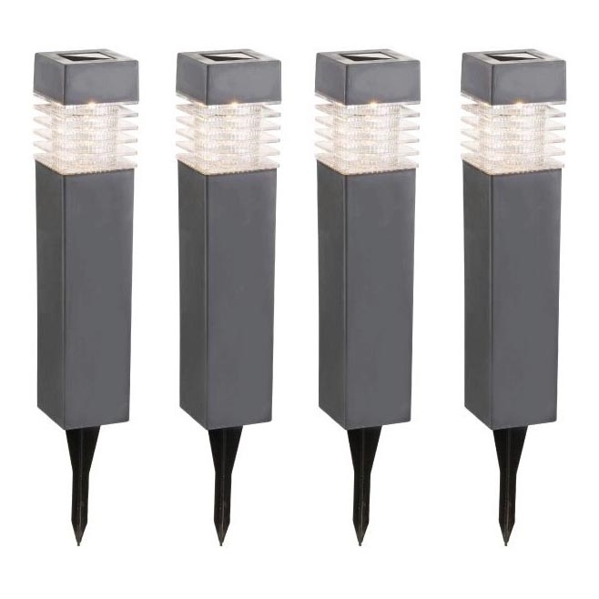 Globo - SET 4x Lampada solare LED LED/0,06W/3,2V IP44