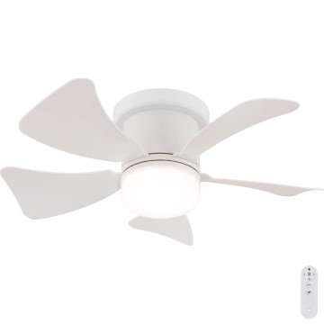 Globo - Ventilatore a soffitto dimmerabile LED/10W/230V 3000-6500K bianco + telecomando