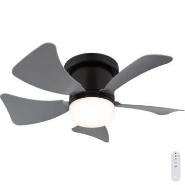 Globo - Ventilatore a soffitto LED dimmerabile LED/10W/230V 3000-6500K grigio + telecomando