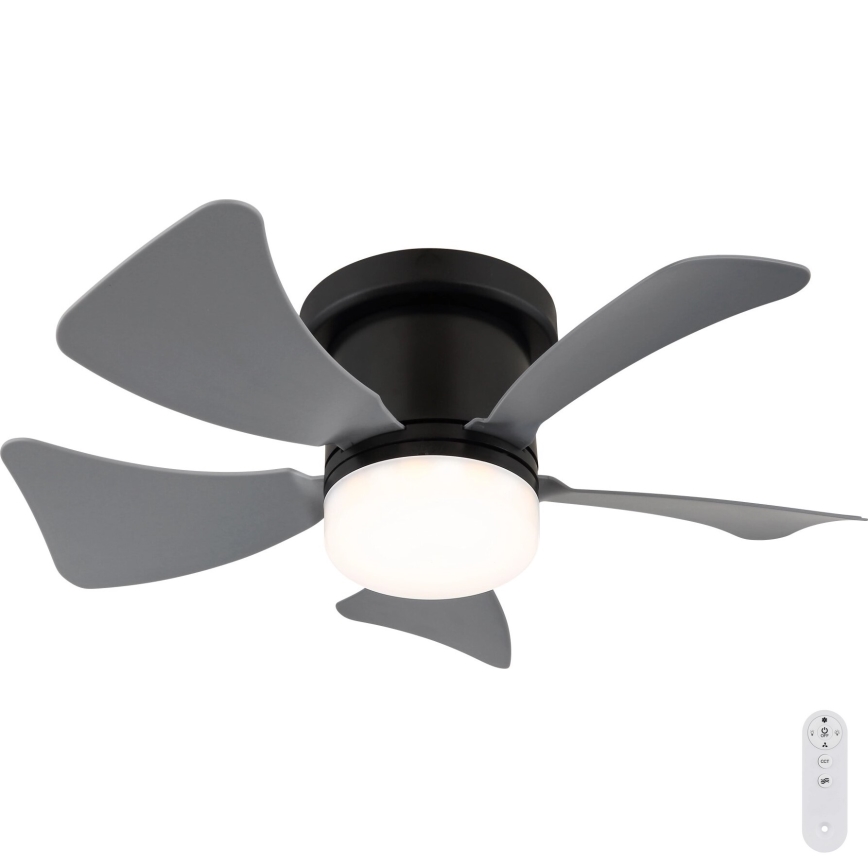 Globo - Ventilatore a soffitto LED dimmerabile LED/10W/230V 3000-6500K grigio + telecomando