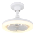 Globo - Ventilatore da soffitto dimmerabile a LED/20W/230V 3000-6500K bianco + telecomando