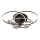 Globo - Ventilatore da soffitto dimmerabile a LED LED/40W/230V 3000-6500K nero + telecomando