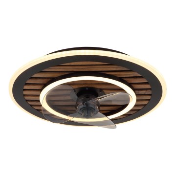 Globo - Ventilatore da soffitto dimmerabile LED/36W/230V 2700-6000K nero + telecomando