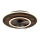 Globo - Ventilatore da soffitto dimmerabile LED/36W/230V 2700-6000K nero + telecomando