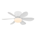 Globo - Ventilatore da soffitto dimmerabile LED/5W/230V 2700-6500K bianco + telecomando