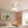 Globo - Ventilatore da soffitto dimmerabile LED/5W/230V 2700-6500K bianco + telecomando