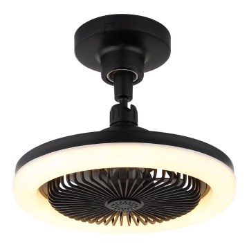 Globo - Ventilatore da soffitto LED dimmerabile LED/20W/230V 3000-6500K nero + telecomando