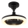 Globo - Ventilatore da soffitto LED dimmerabile LED/20W/230V 3000-6500K nero + telecomando