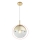 Globo - Vetro di ricambio per lampadario VARUS E27, color oro, diametro 20 cm