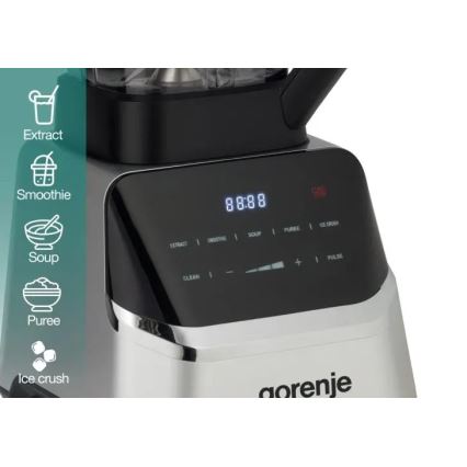 GORENJE BP1500DE - Frullatore da tavolo 2 l 1500W/230V acciaio inox/nero