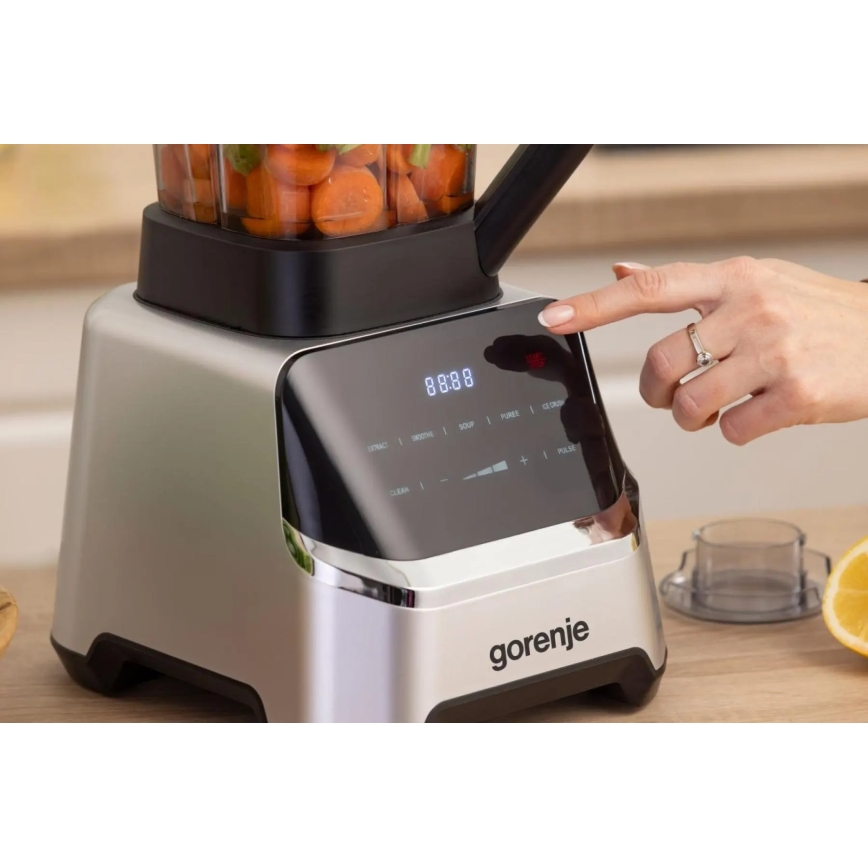 GORENJE BP1500DE - Frullatore da tavolo 2 l 1500W/230V acciaio inox/nero