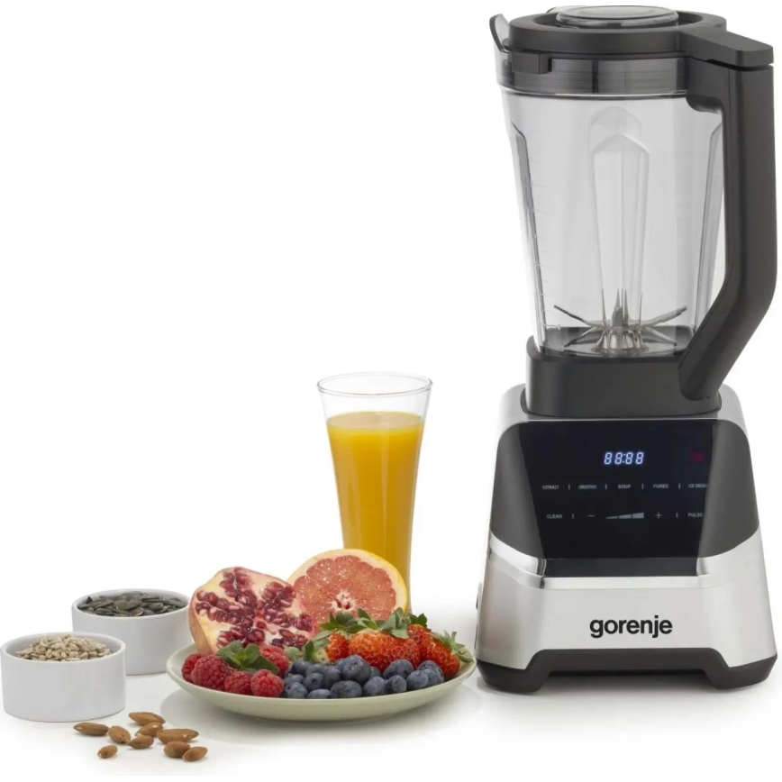 GORENJE BP1500DE - Frullatore da tavolo 2 l 1500W/230V acciaio inox/nero