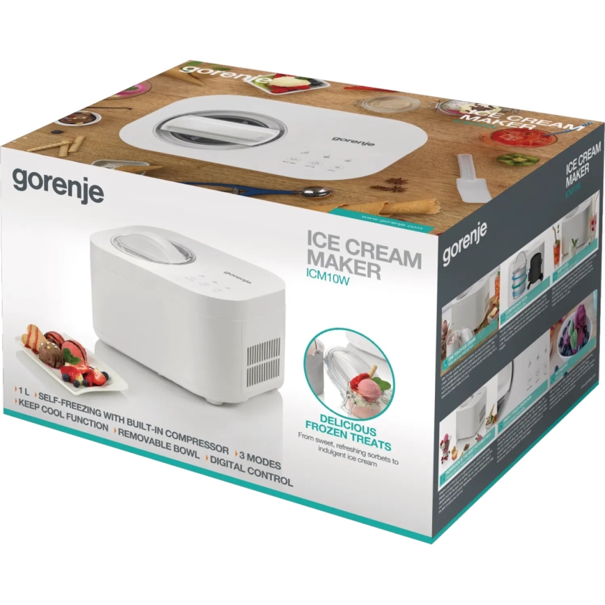 GORENJE ICM10W - Gelatiera 100W/230V bianca
