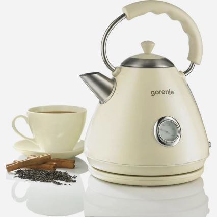 GORENJE K17CLI - Bollitore elettrico 1,7 l 2200W/230V beige