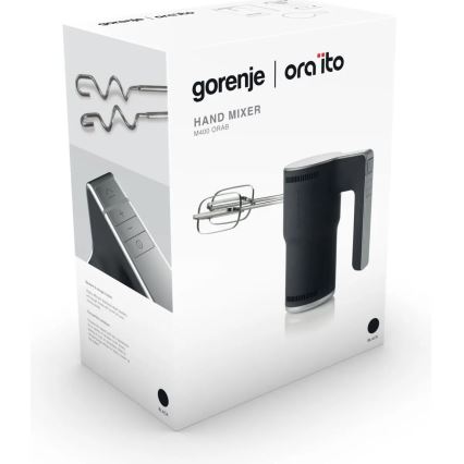 GORENJE M400ORAB - Sbattitore a mano 400W/230V nero/inox