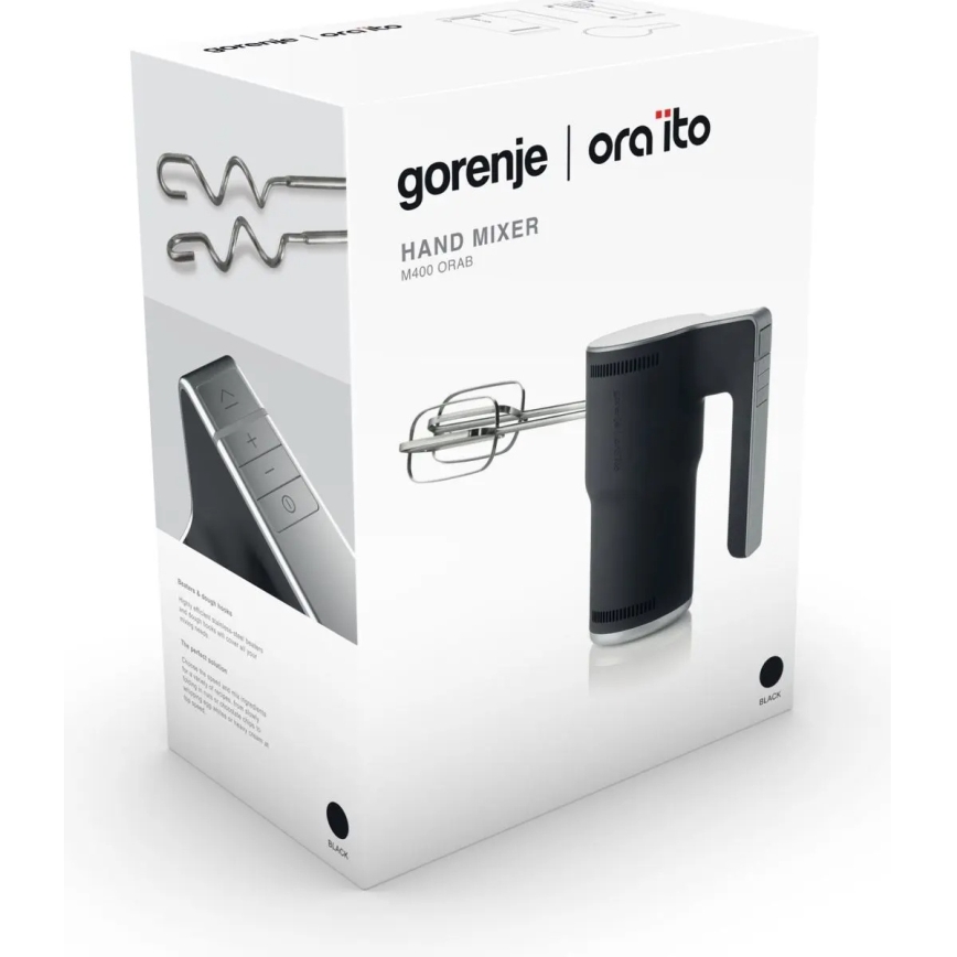 GORENJE M400ORAB - Sbattitore a mano 400W/230V nero/inox