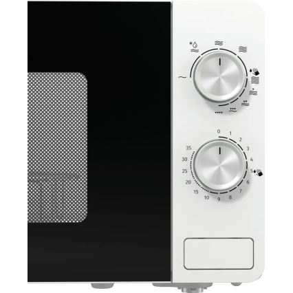 GORENJE MO20E2W - Forno a microonde con grill 800 W/230 V, 20 l, bianco