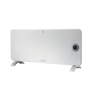 GORENJE OPTIHEAT 2000EWP - Riscaldatore/convettore elettrico intelligente 2000W IP44 Wi‑Fi bianco