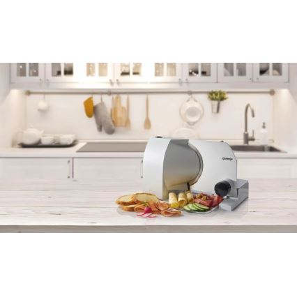 GORENJE R708A - Affettatrice elettrica 100W/230V in acciaio inox