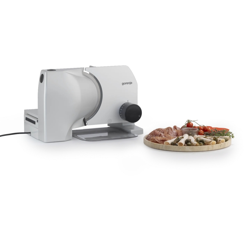GORENJE R708A - Affettatrice elettrica 100W/230V in acciaio inox