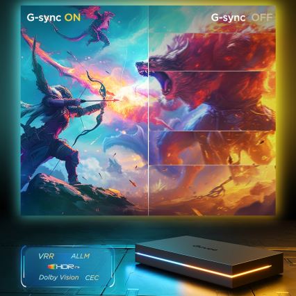 Govee - AI Sync Box 2 Retroilluminazione RGBICW per Smart TV 55-65 Wi-Fi