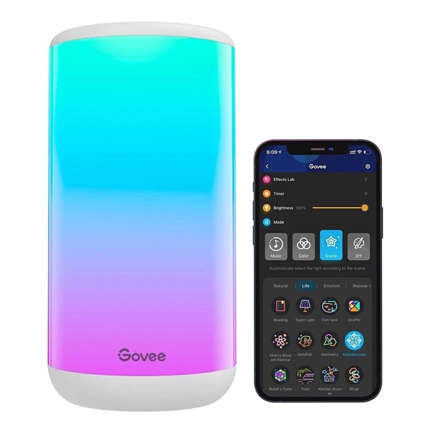 Govee - Aura SMART RGBIC Lampada da tavolo Wi-Fi