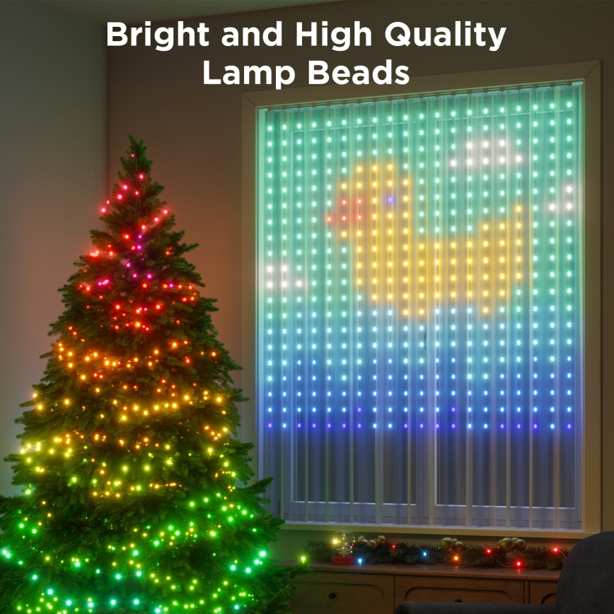 Govee - Catena decorativa a LED RGB dimmerabile LED/15W/230V IP65 Wi-Fi