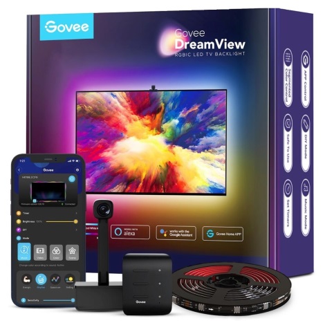 Govee - DreamView TV 55-65" SMART LED retroilluminazione RGBIC Wi-Fi