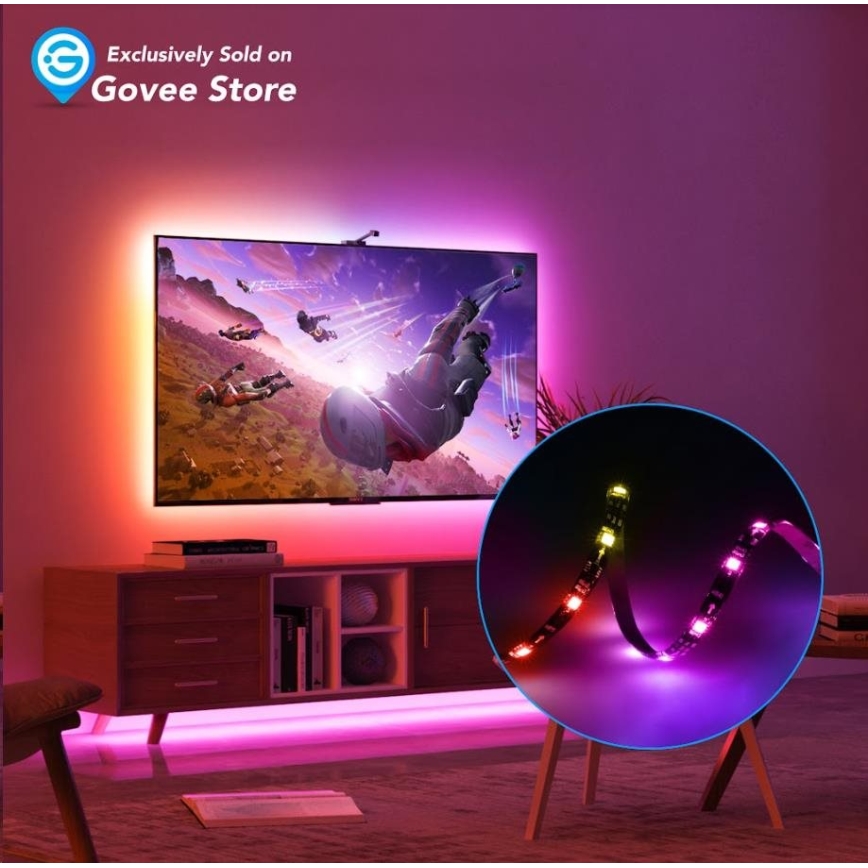 Govee - DreamView TV 75-85 SMART LED retroilluminazione RGBIC Wi-Fi + telecomando