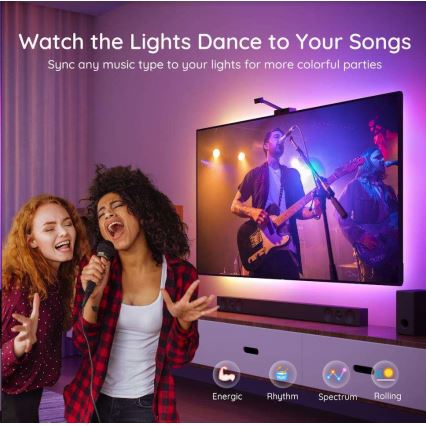 Govee - DreamView TV 75-85 SMART LED retroilluminazione RGBIC Wi-Fi + telecomando