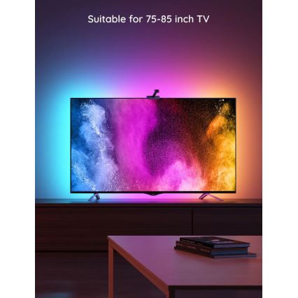 Govee - DreamView TV 75-85 SMART LED retroilluminazione RGBIC Wi-Fi + telecomando