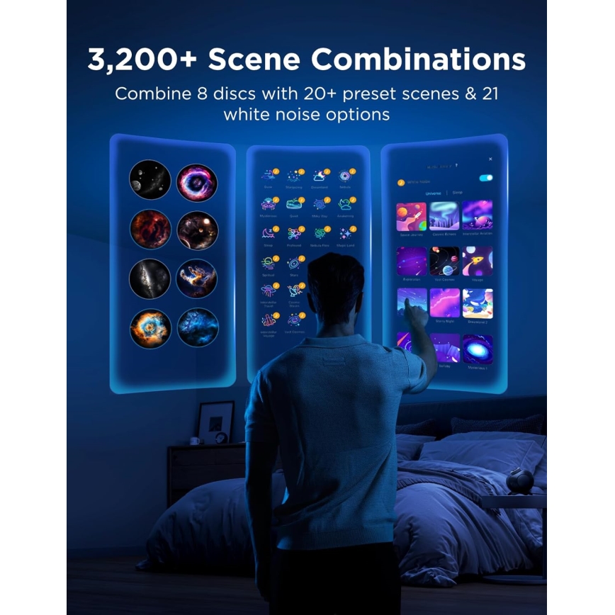 Govee - Galaxy Light Projector 2 Pro Matter con altoparlante Wi-Fi