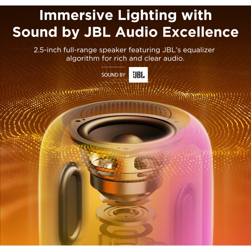 Govee - Lampada da scrivania dimmerabile LED RGBW con altoparlante integrato LED/36W/12V Wi-Fi