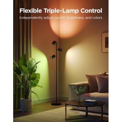 Govee - Lampada da terra dimmerabile LED RGBICWW TREE MATTER LED/48W/230V Wi-Fi