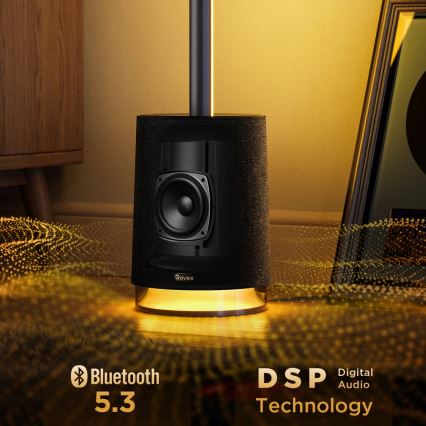 Govee - Lampada da terra dimmerabile a LED con altoparlante Pro RGBICWW 2200-6500K Wi-Fi + telecomando