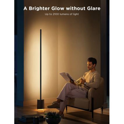 Govee - Lampada da terra dimmerabile a LED con altoparlante Pro RGBICWW 2200-6500K Wi-Fi + telecomando