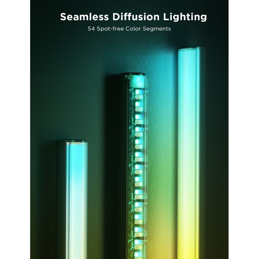Govee - Lampada da terra dimmerabile a LED con altoparlante Pro RGBICWW 2200-6500K Wi-Fi + telecomando