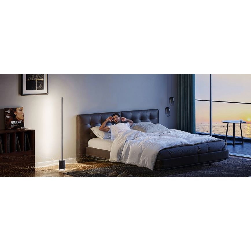 Govee - Lampada da terra dimmerabile a LED con altoparlante Pro RGBICWW 2200-6500K Wi-Fi + telecomando
