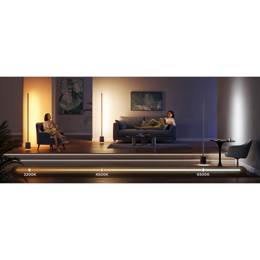 Govee - Lampada da terra dimmerabile a LED con altoparlante Pro RGBICWW 2200-6500K Wi-Fi + telecomando