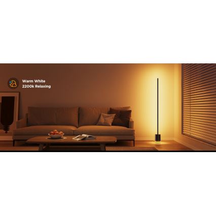 Govee - Lampada da terra dimmerabile a LED Smart MATTER LED RGBICWW 2200-6500K Wi-Fi + telecomando