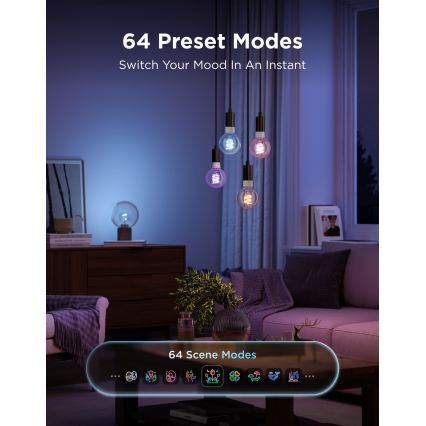 Govee - Lampadina LED RGBWW dimmerabile Smart MATTER G80 E27/5W/230V 2700-6500K Wi-Fi