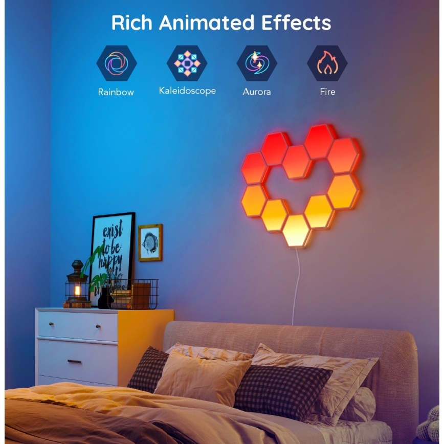 Govee - Set prolunga 2x LED RGB Pannello dimmerabile LED/7,2W/230V Wi-Fi