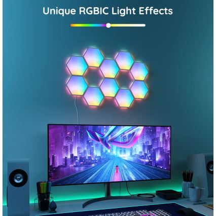 Govee - Set prolunga 2x LED RGB Pannello dimmerabile LED/7,2W/230V Wi-Fi