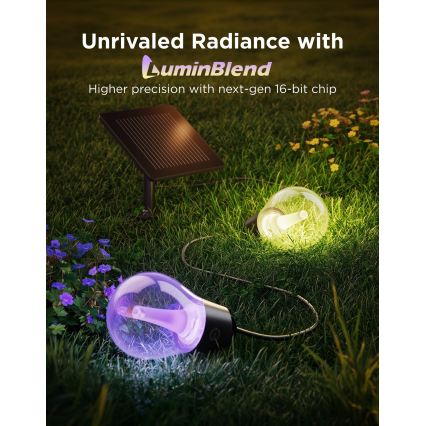 Govee - LED RGBICW Catena luminosa solare 8xLED/6W/5V Wi-Fi Matter IP67