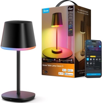 Govee - LED RGBICWW Lampada da tavolo dimmerabile CLASSIC MATTER LED/10W/5V 4800mAh Wi-Fi