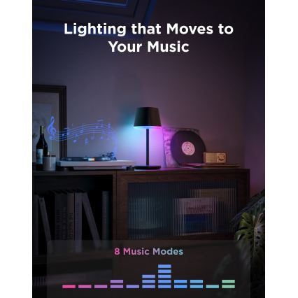 Govee - LED RGBICWW Lampada da tavolo dimmerabile CLASSIC MATTER LED/10W/5V 4800mAh Wi-Fi