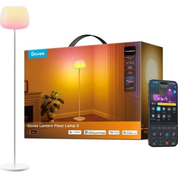 Govee - LED RGBICWW Lampada da terra dimmerabile LANTERN MATTER LED/24W/230V Wi-Fi 160 cm