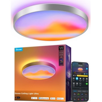Govee - LED RGBICWW Plafoniera dimmerabile LED/55W/230V Ø 53 cm Matter Wi-Fi